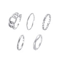 fashion open geometric alloy ring fivepiecepicture15