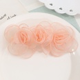 fashion solid color mesh flower hairpin wholesalepicture24