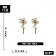 Korean style transparent flower earringspicture20
