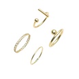 fashion geometric alloy ring set 4 piecespicture12