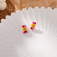 exquisite crystal sun flower smiley face earringspicture21