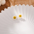 exquisite crystal sun flower smiley face earringspicture26