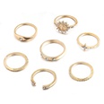 Korean alloy snake open diamond ring set wholesalepicture67
