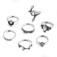 Korean alloy snake open diamond ring set wholesalepicture72