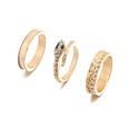 Korean alloy snake open diamond ring set wholesalepicture71