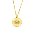 Fashion coin cross diamond pendant necklacepicture19