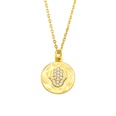 Fashion coin cross diamond pendant necklacepicture20