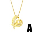 Fashion letter heart shape pendant necklacepicture15