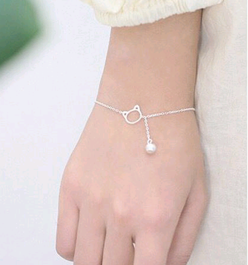 Korean fashion cat bell bracelet wholesale