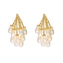 Korean fashion simple pearl grape earringspicture11