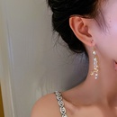 Korean style retro rhinestone crystal diamond butterfly earringspicture14