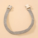 fashion style new rhinestone belt buckle short clavicle chainpicture11