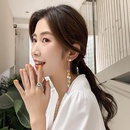 Korean style candy color star paper clip tassel earringspicture15