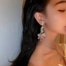 Korean Style Inlaid Rhinestone Tulip Flower Earringspicture13