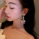 Korean Style Inlaid Rhinestone Tulip Flower Earringspicture14
