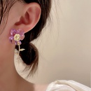 Korean style transparent flower earringspicture15