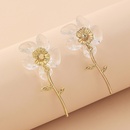 Korean style transparent flower earringspicture16