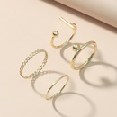 fashion geometric alloy ring set 4 piecespicture9