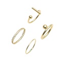 fashion geometric alloy ring set 4 piecespicture10