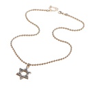 new creative style retro simple hollow sixpointed star necklacepicture10