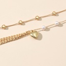 simple retro Korea new multilayer splicing love pearl necklacepicture8