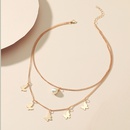 Korean simple multilayer fashion butterfly pearl necklacepicture7