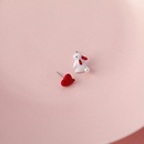 fashion creative cute retro asymmetrical love rabbit earringspicture10
