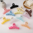 Korean solid color frosted large catch clip wholesalepicture20