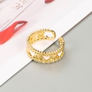 fashion heartshaped drop oil inlaid zircon opening adjustable ringpicture12