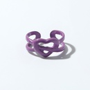 fashion geometric alloy spray paint ring setpicture50