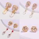 Fashion Color Shell Geometric Earrings Wholesalepicture13