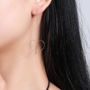 New creative Korean tassel geometric long triangle earringspicture30