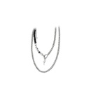 simple pearl lightning double layered necklacepicture14