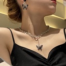 simple alloy butterfly pendant necklacepicture12