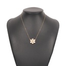 Retro simple geometric flower necklacepicture17
