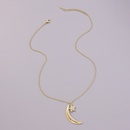 Fashion alloy microinlaid moon star necklacepicture15