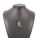 Fashion alloy microinlaid moon star necklacepicture17