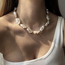 simple irregular geometric pearl necklacepicture14