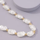 simple irregular geometric pearl necklacepicture16