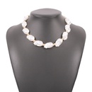 simple irregular geometric pearl necklacepicture17
