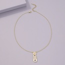 Fashion microinlaid zipper buckle necklacepicture15