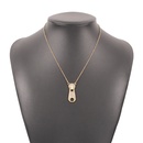 Fashion microinlaid zipper buckle necklacepicture17