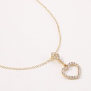 Retro geometric heart diamond necklacepicture16