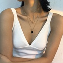 fashion simple doublelayer pendant necklacepicture13