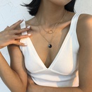 fashion simple doublelayer pendant necklacepicture14