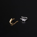 fashion simple single inlaid zircon copper earringspicture9