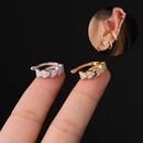 fashion geometric shape metal texture single earringspicture7