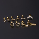 fashion piercing studs zircon copper earringspicture27