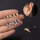 fashion piercing screw ball copper earringspicture14