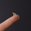 fashion piercing screw ball copper earringspicture18